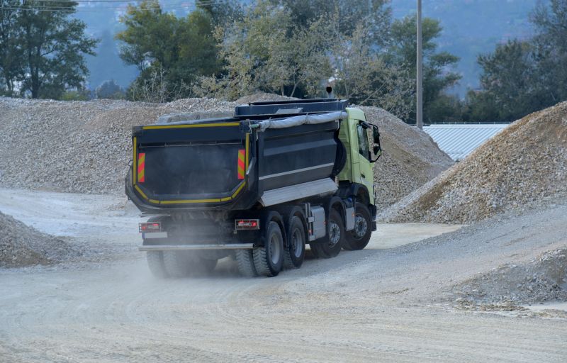 Gravel Removal Truck