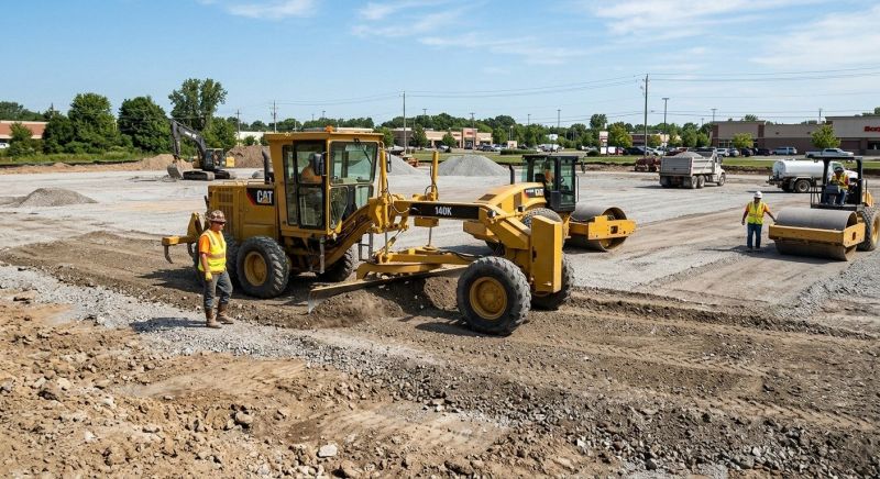 Parking Lot Excavation in Canton, GA