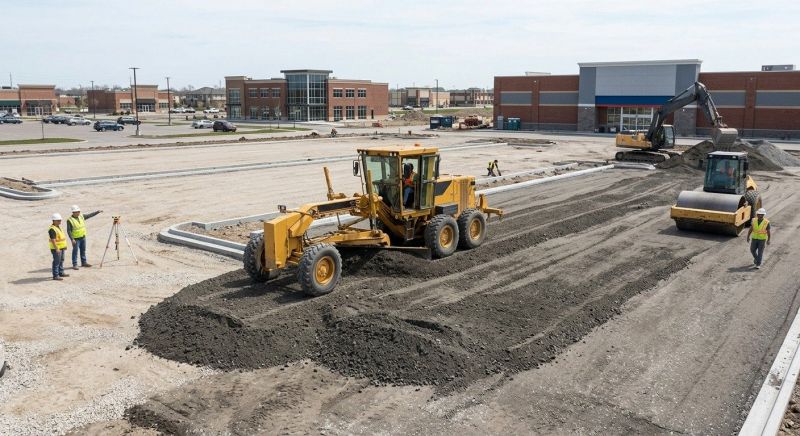 Parking Lot Leveling in Cumming, GA
